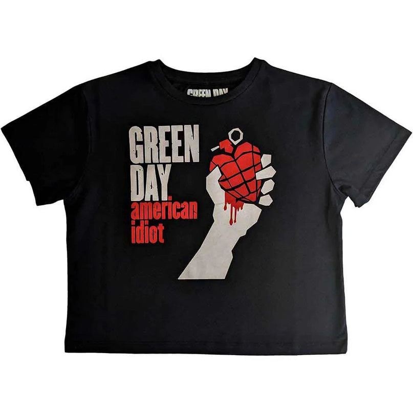 Green Day Crop Top | American Idiot