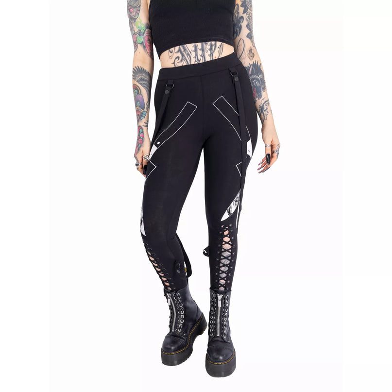 Heartless Weeping Dagger Leggings | Black