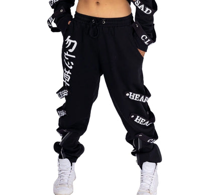 Heartless Sad Girl Club Joggers | Black