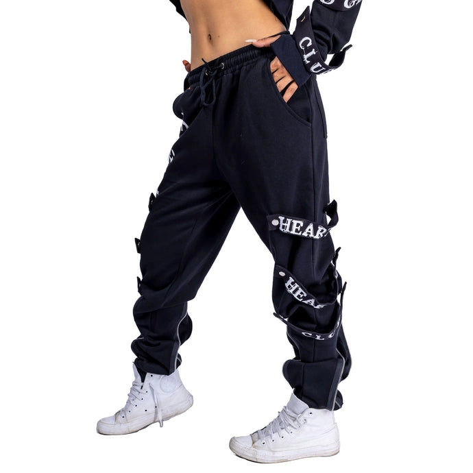 Heartless Sad Girl Club Joggers | Black