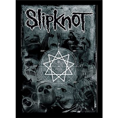 Slipknot Framed Print | Pentagram