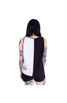 Heartless Souless Top | Black /  White