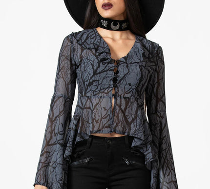 Killstar Spellcraft Long Sleeve Top