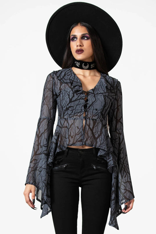 Killstar Spellcraft Long Sleeve Top