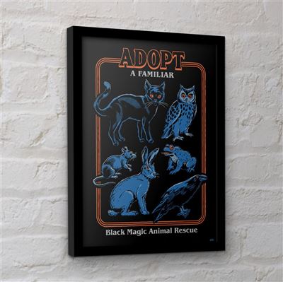 Steven Rhodes FP Adopt A Familiar Framed Print