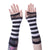 Poizen Industries Striped Mesh Gloves | White / Black