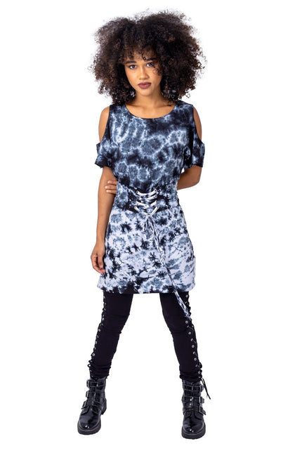 Innocent Lifestyle Tabitha Top | Black / White Tie