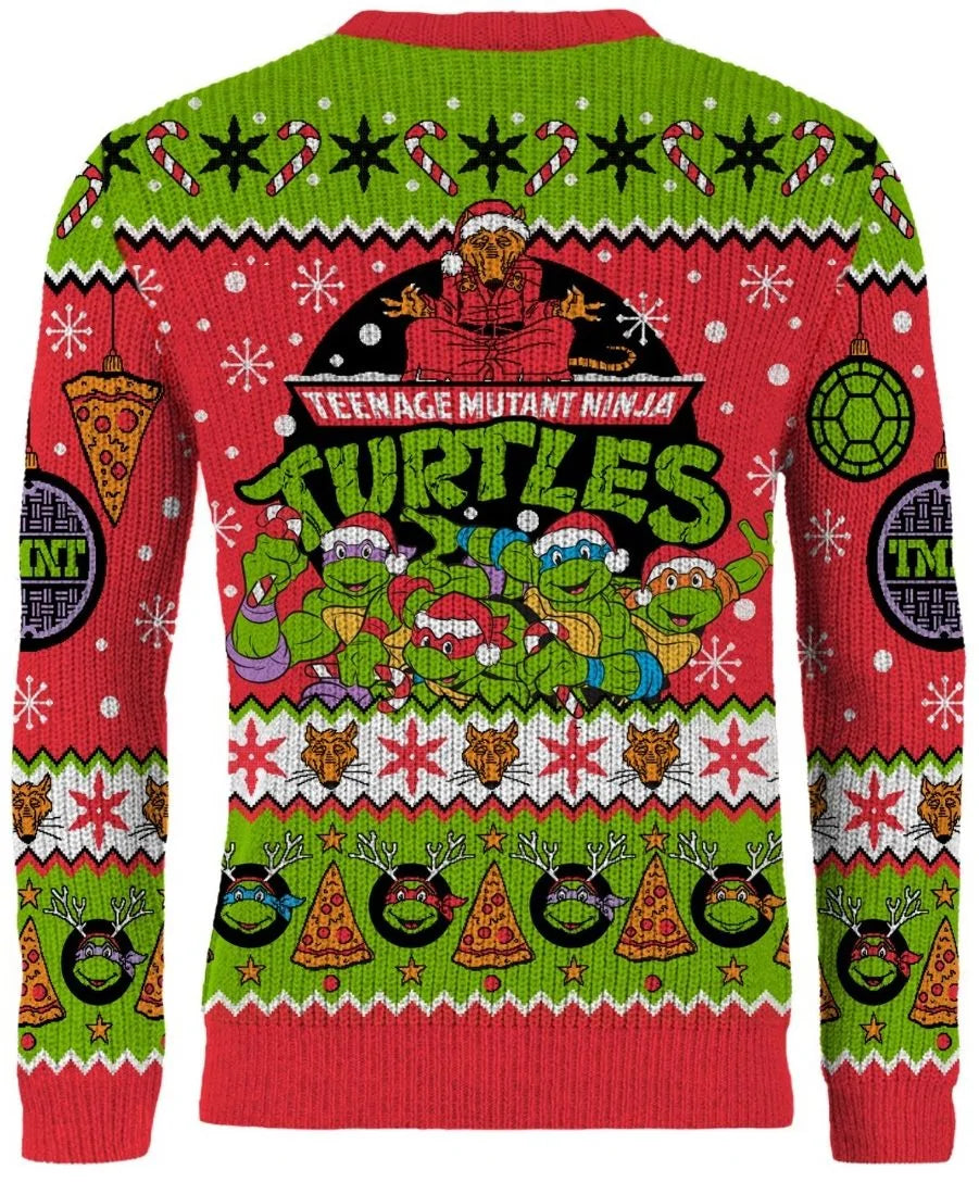 Teenage Mutant Ninja Turtles Christmas Jumper | Heroes In A Half-Sled