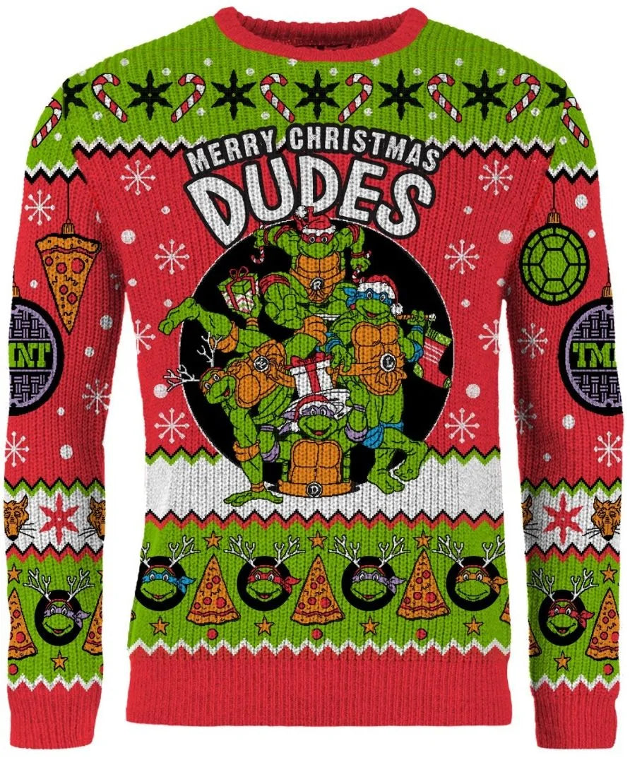 Teenage Mutant Ninja Turtles Christmas Jumper | Heroes In A Half-Sled