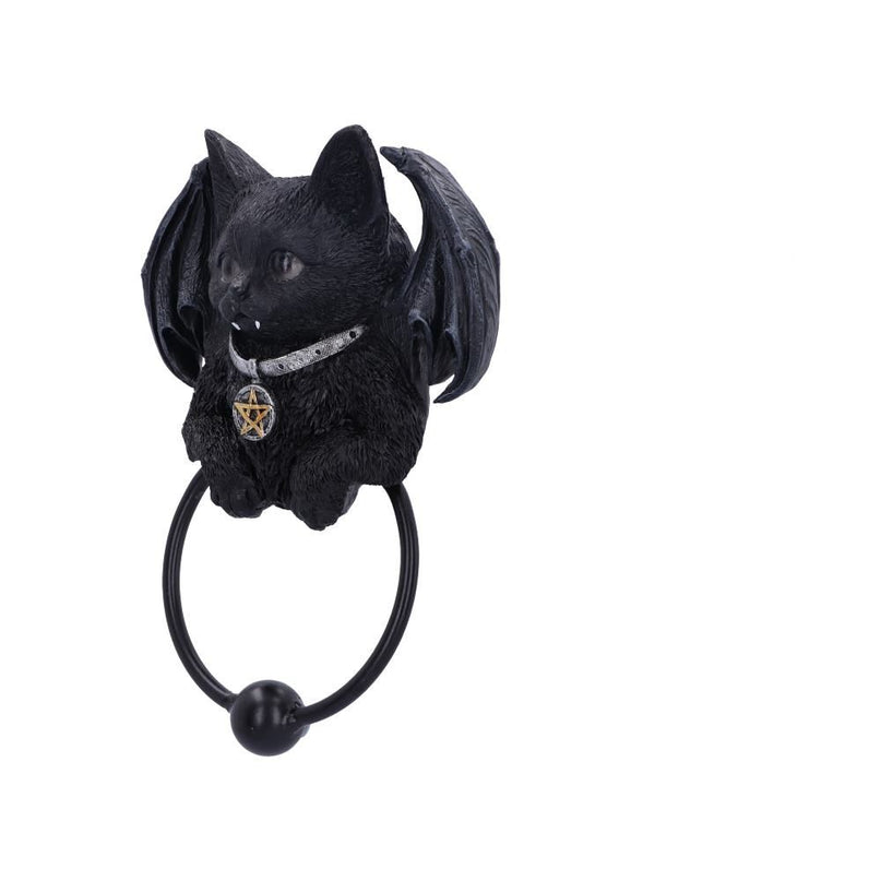 Vampuss Black Bat Cat Door Knocker 20cm