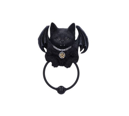 Vampuss Black Bat Cat Door Knocker 20cm