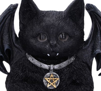 Vampuss Black Bat Cat Door Knocker 20cm