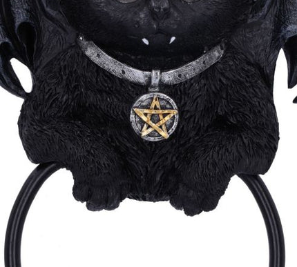 Vampuss Black Bat Cat Door Knocker 20cm