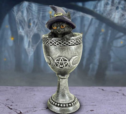 Coven Cup Black Cat Ornament 15.7cm