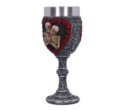 To Have and To Hold Skeleton Lovers Goblet 19.5cm
