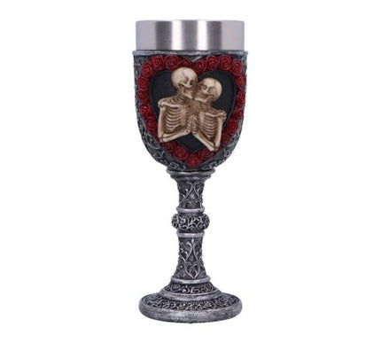 To Have and To Hold Skeleton Lovers Goblet 19.5cm