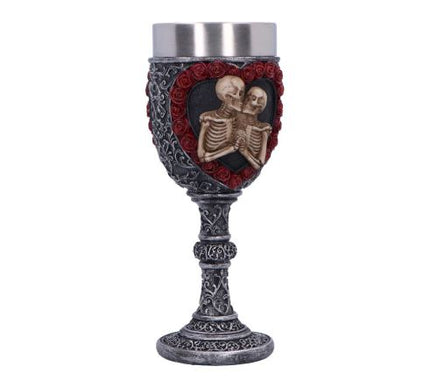To Have and To Hold Skeleton Lovers Goblet 19.5cm