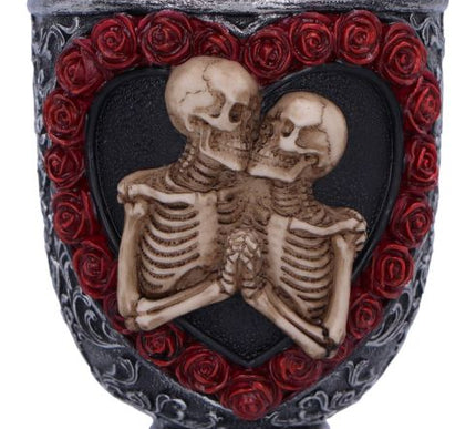 To Have and To Hold Skeleton Lovers Goblet 19.5cm