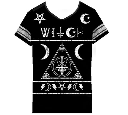 Heartless Witch Varsity T-Shirt | Black