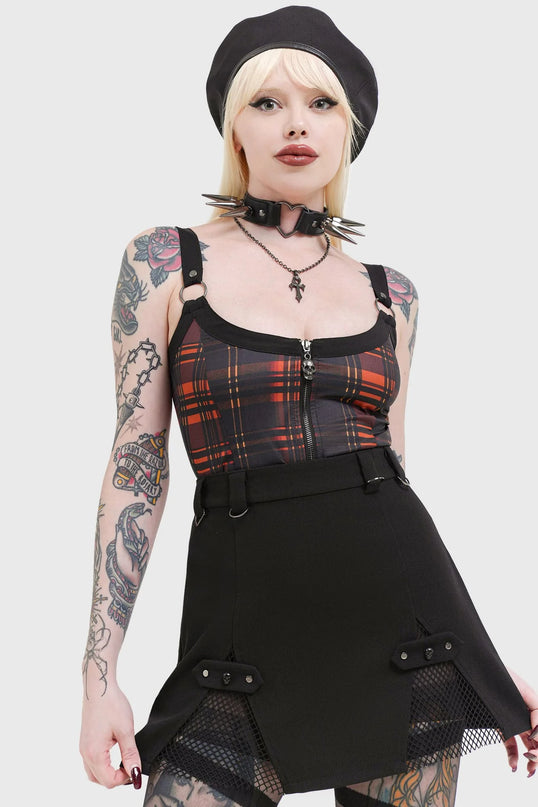Killstar Wrong Way Home Skirt