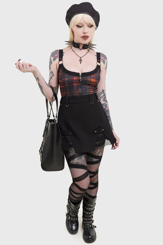 Killstar Wrong Way Home Skirt