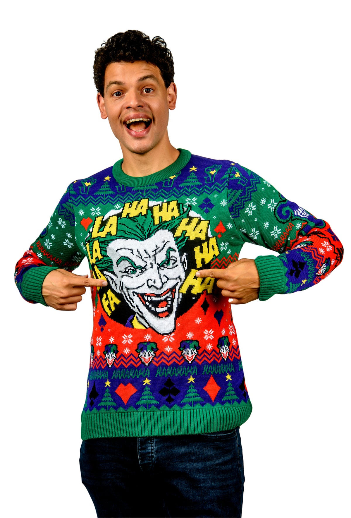 DC The Joker Christmas Jumper