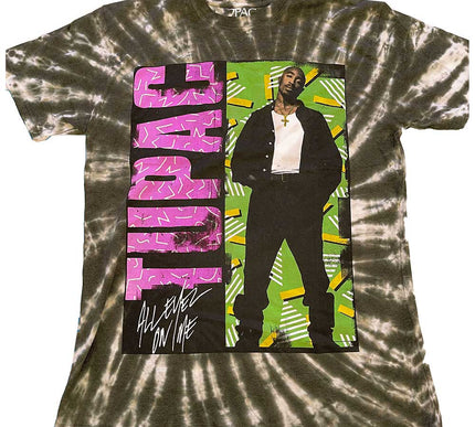 Tupac T-Shirt | All Eyez On Me Dip Dye