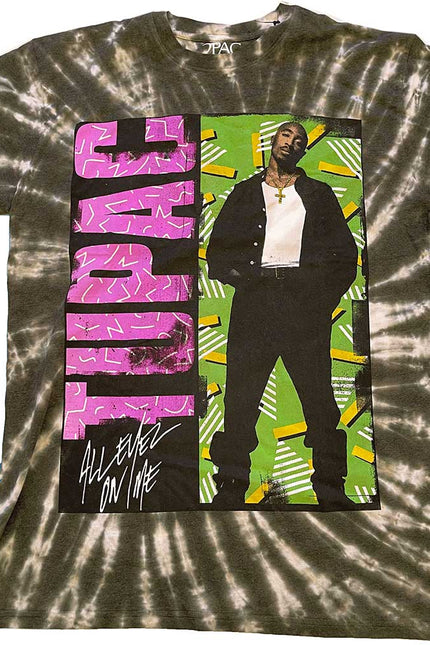 Tupac T-Shirt | All Eyez On Me Dip Dye