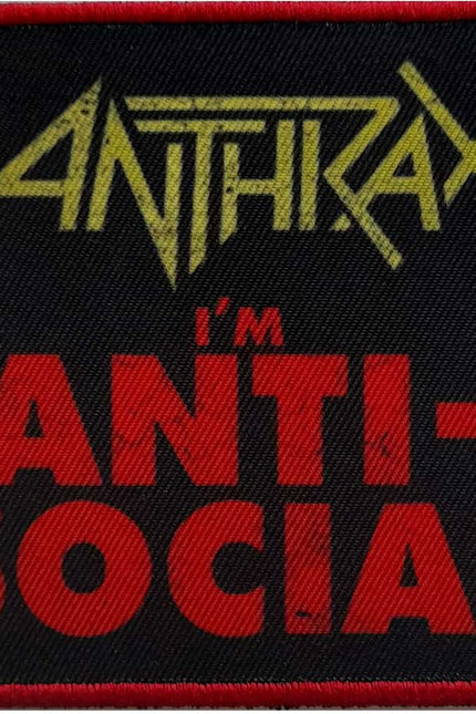 Anthrax Standard Patch | Anti-Social