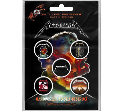 Metallica Hardwired Button Badge Pack