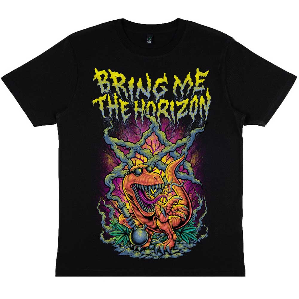 Bring Me The Horizon T-Shirt | Smoking Dinosaur