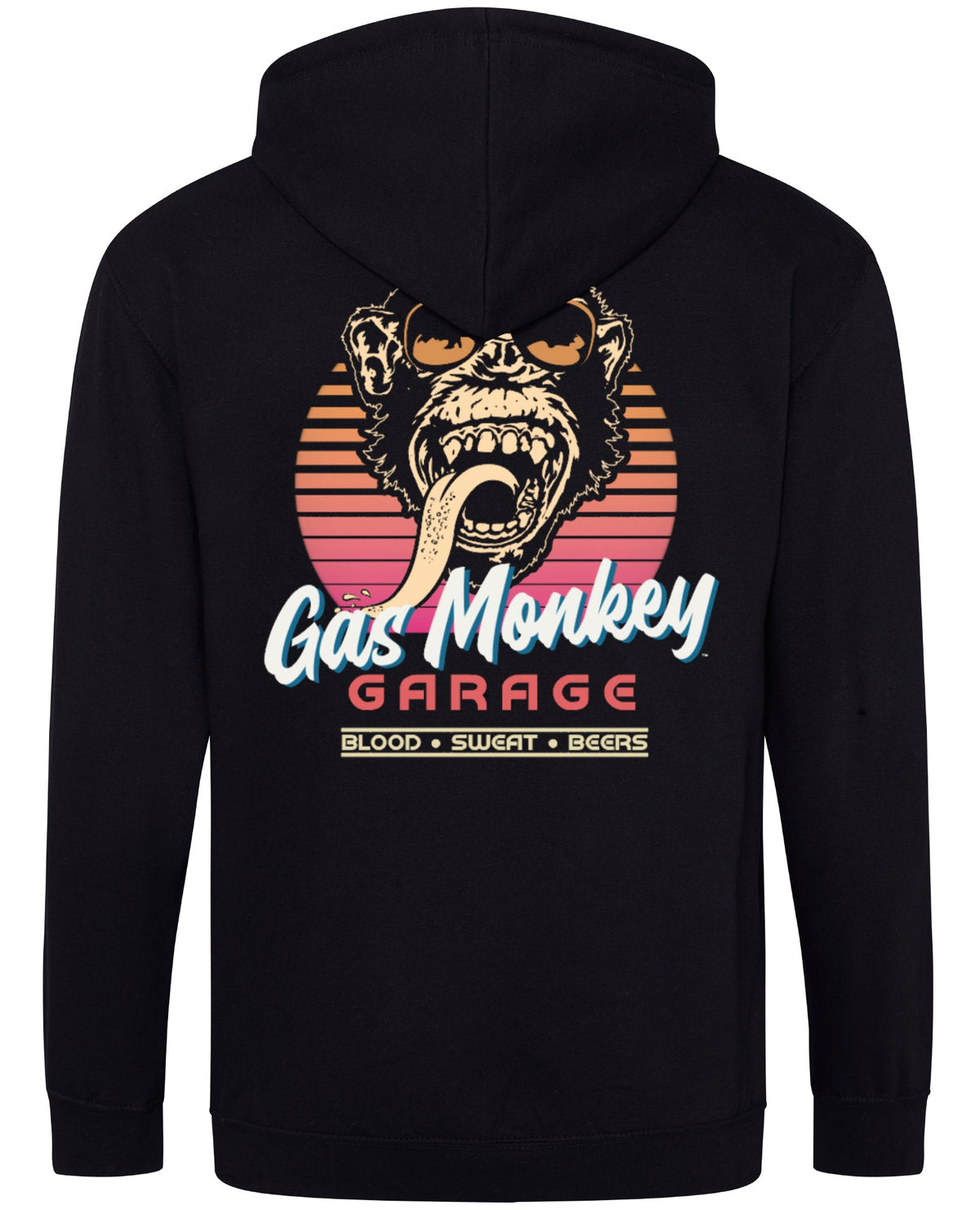 Gas Monkey Garage Retro Shades Zip Hoody | Black