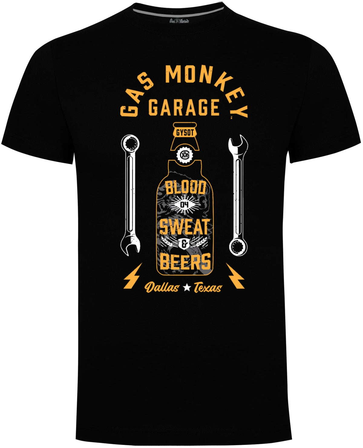 Gas Monkey Garage Work And Play T-Shirt | Black