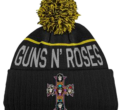 Guns N Roses Bobble Beanie Hat