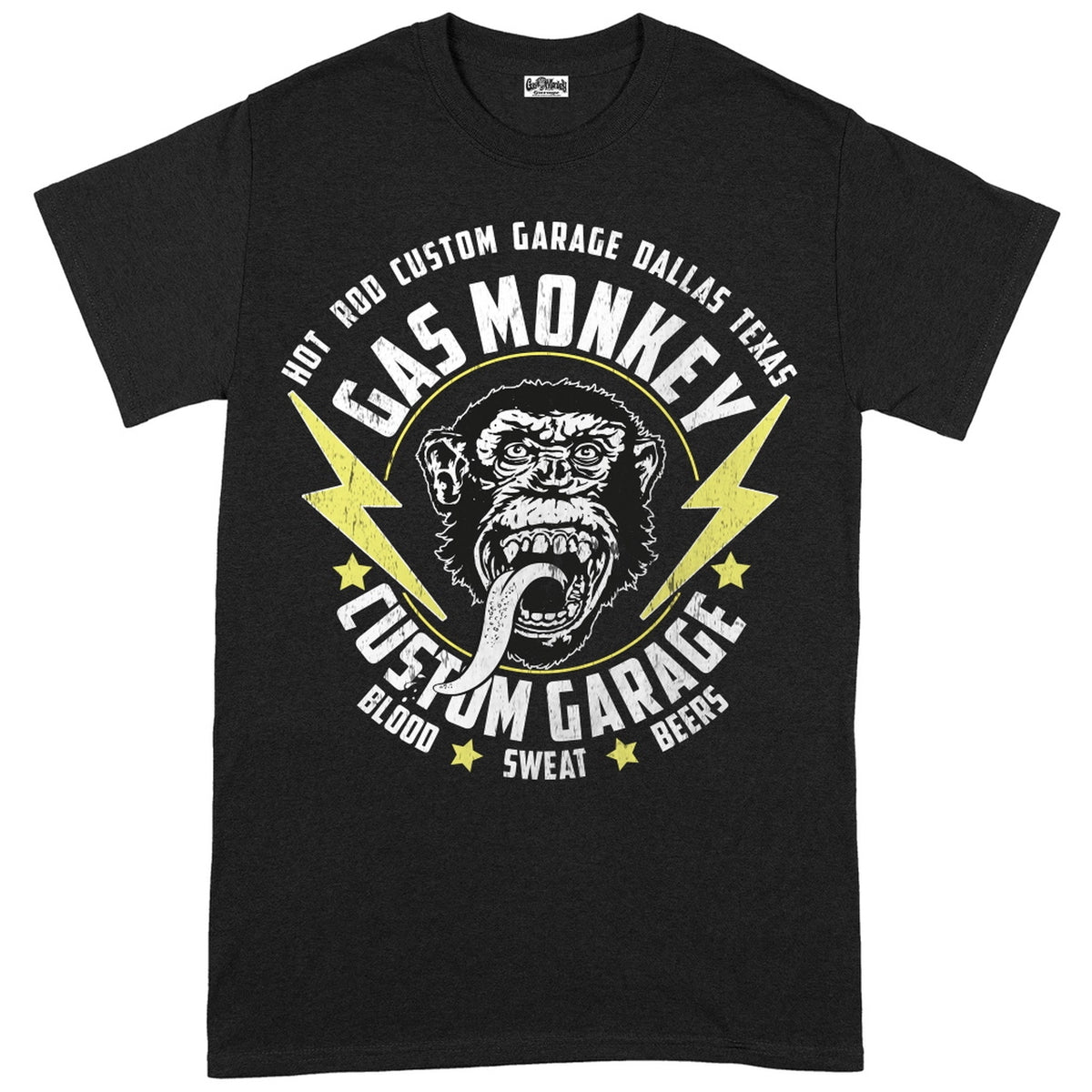 Gas Monkey Garage Monkey and Bolts T-Shirt | Black