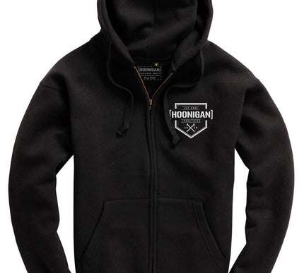 Hoonigan Bracket X Zip-Hoody | Black