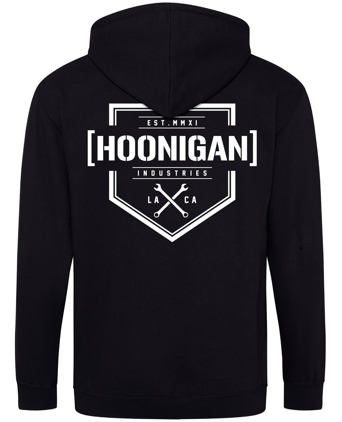Hoonigan Bracket X Zip-Hoody | Black