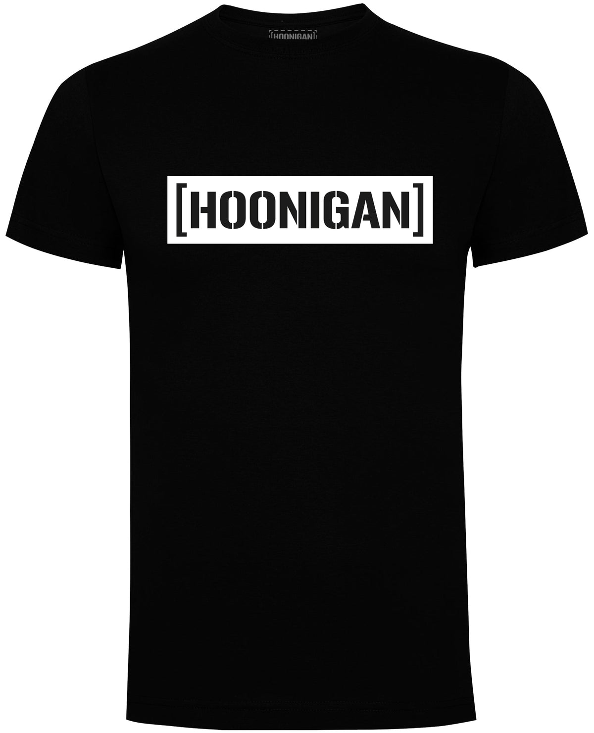 Hoonigan Censor Bar BW T-Shirt | Black