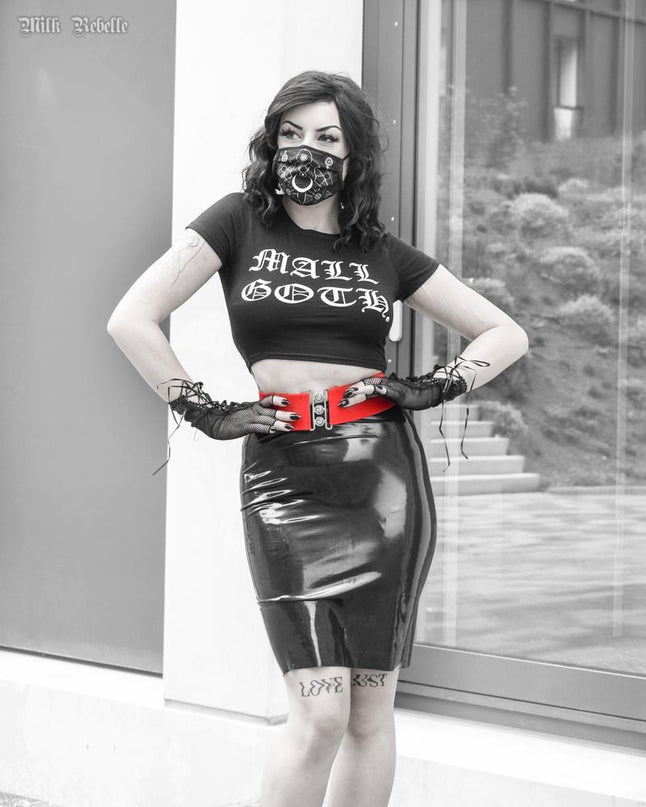 Pamela Mann Open Finger Lace Up Gloves | Black