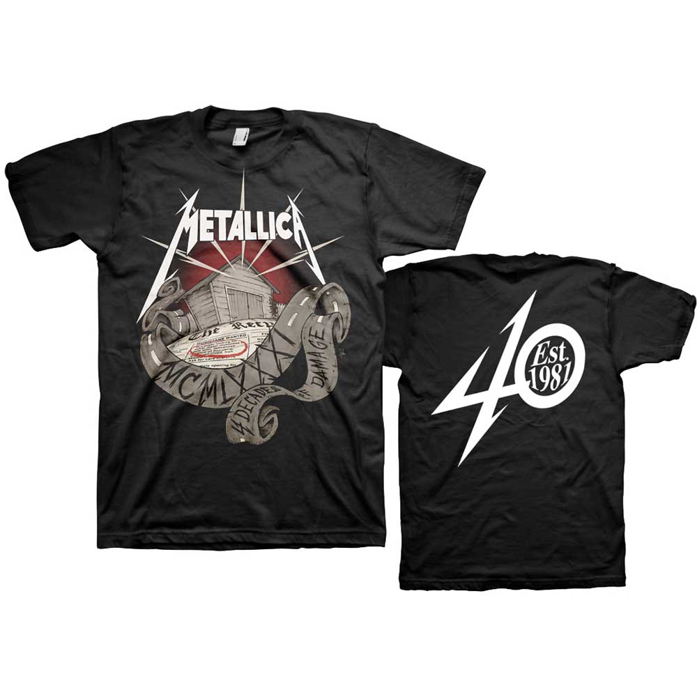 Metallica T-Shirt | 40th Anniversary Garage