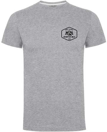 Quarter Mile Emblem T-Shirt | Grey
