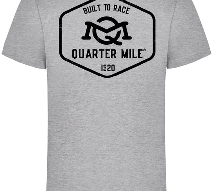 Quarter Mile Emblem T-Shirt | Grey