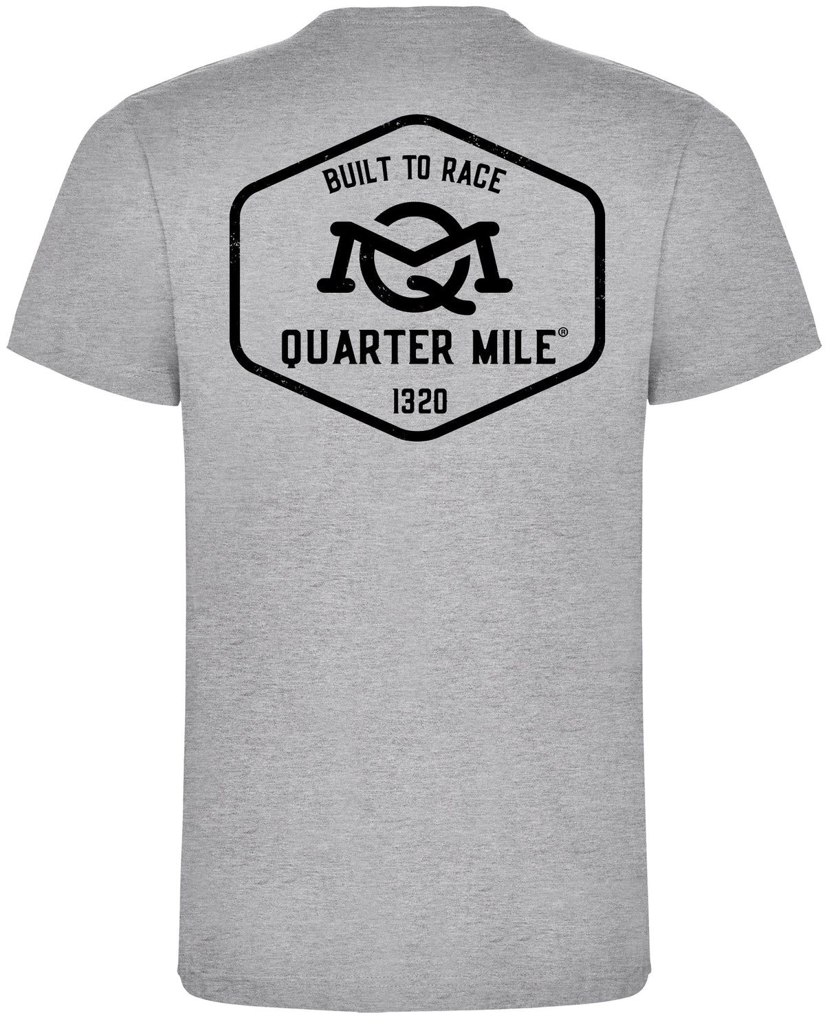 Quarter Mile Emblem T-Shirt | Grey