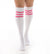 Pamela Mann OTK Socks | Referee White/Pink