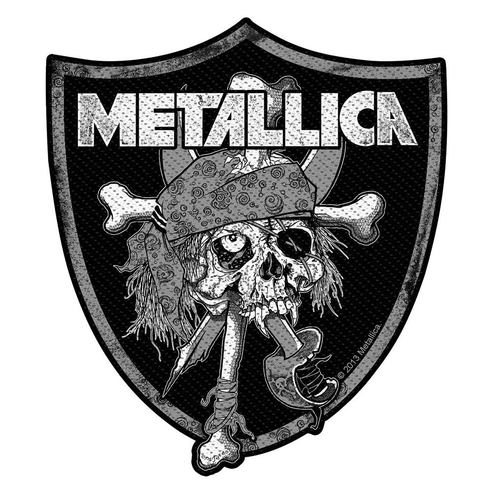 Metallica Raiders Skull Standard Patch