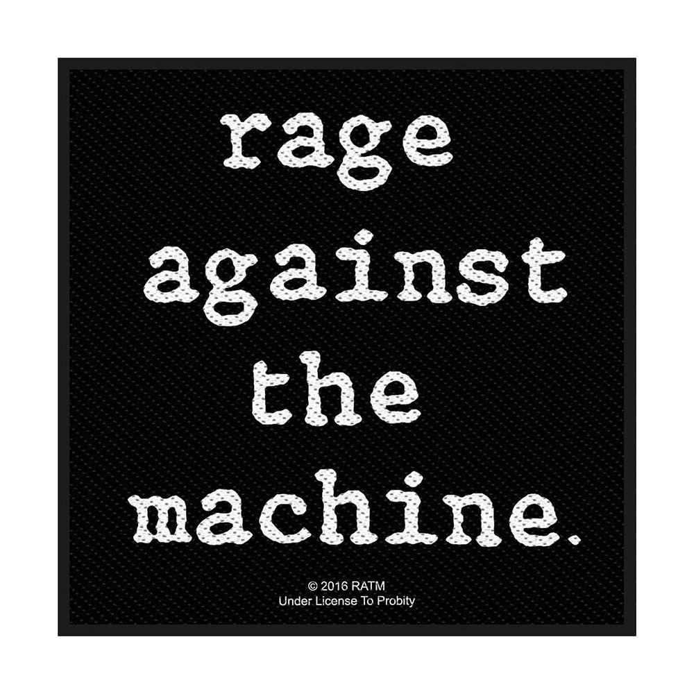 Rage Against The Machine Logo Standard Patch