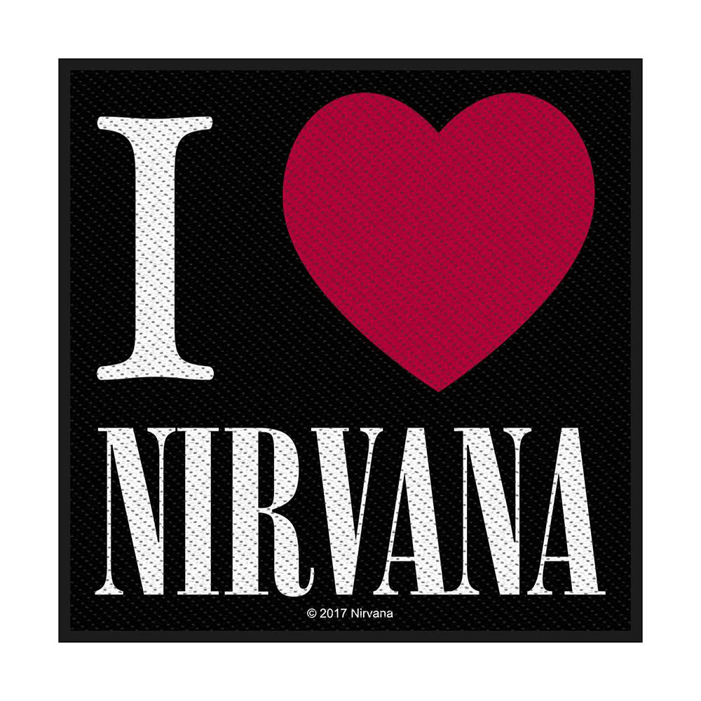 Nirvana Standard Patch | I Love Nirvana