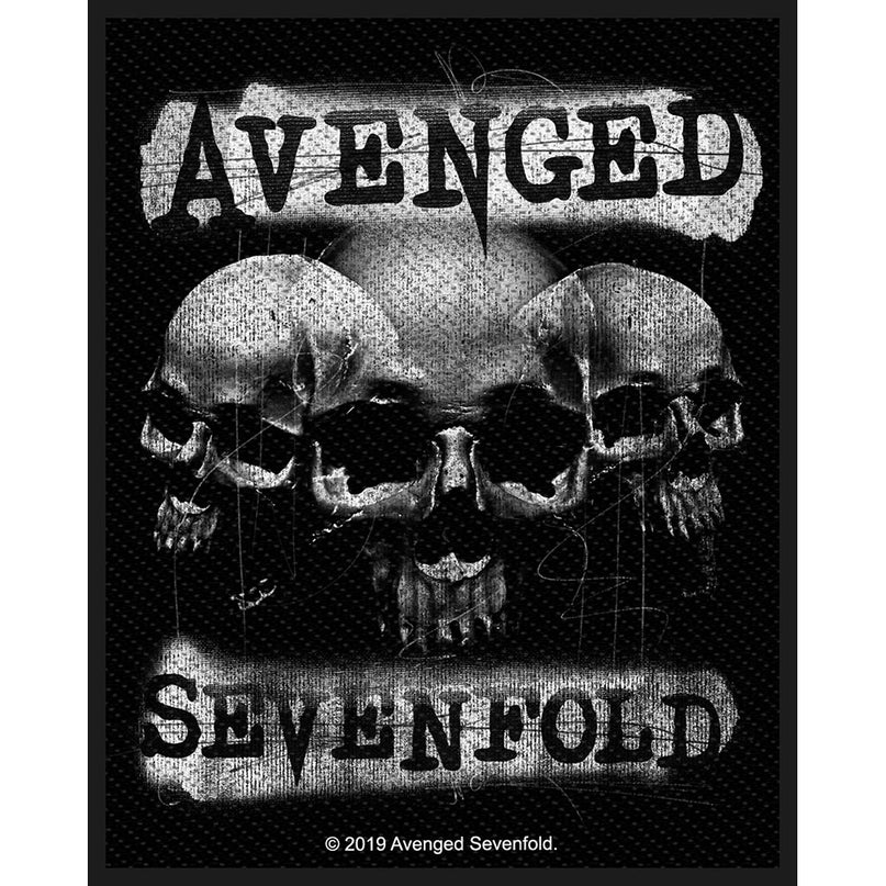 Avenged Sevenfold Patch | 3 Skulls
