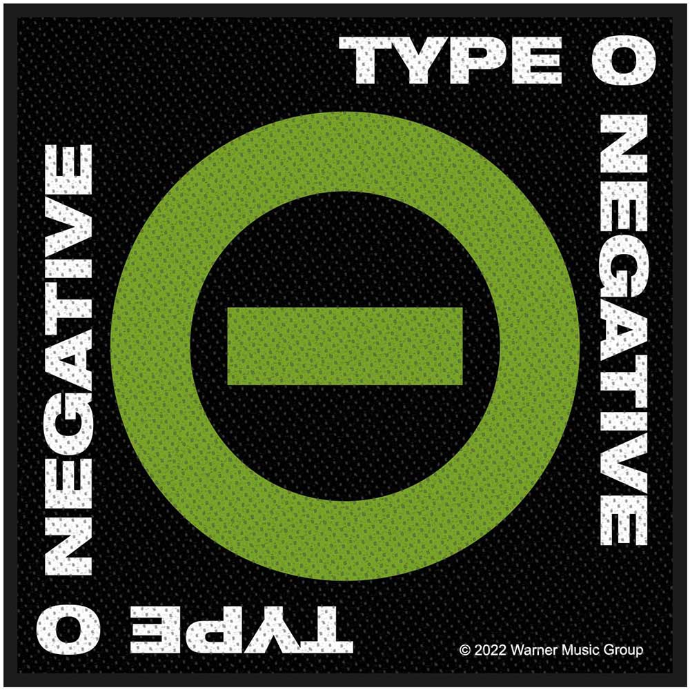 Type O Negative Patch | Negative Symbol