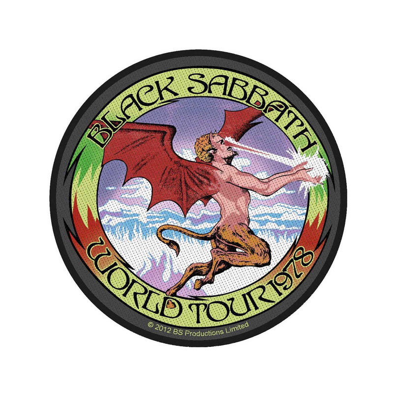 Black Sabbath World Tour 78 Patch
